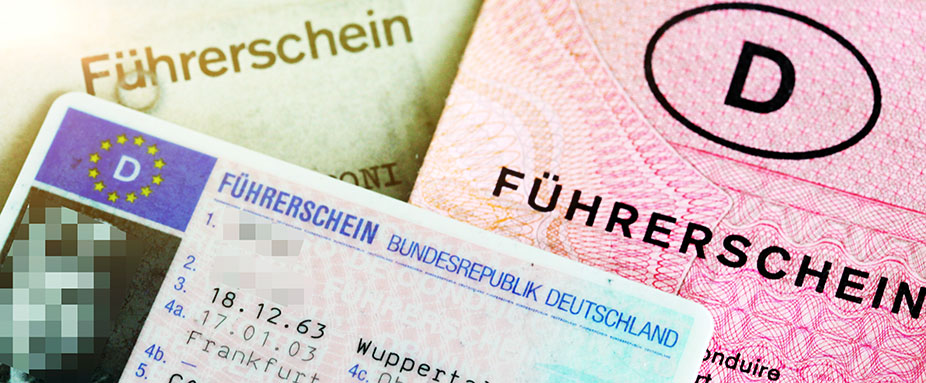 Führerschein alt neu Karte Scheckkarte EU 2033